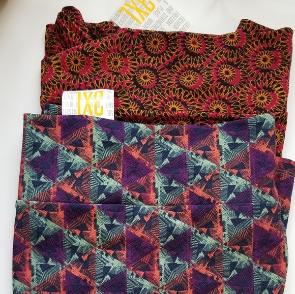 LuLaRoe Dresses & Skirts - Lularoe Cassie skirt bundle 3xl NWT!